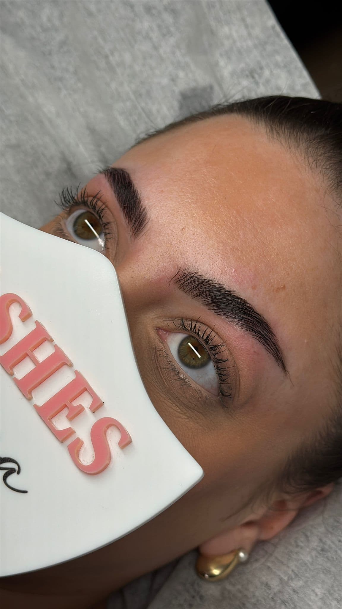 Perfekte Wimpernverlängerung